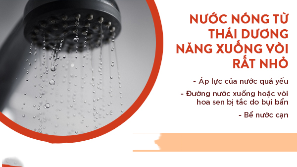 Các lỗi thường gặp khi sử dụng thái dương năng